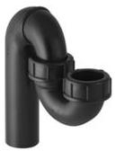 Sifon de evacuare negru vertical 50/50mm Geberit 152038161 