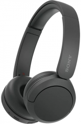 Casti On Ear Sony WH-CH520B, Wireless, Bluetooth, Microfon, Multipoint connection, Quick Charge, Autonomie 50 ore, Negru 