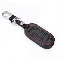 Husa din piele ecologica pentru cheie Volvo S60 V70 XC70 S80 XC90 2008 2009 5 Butoane 