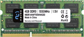 Memorie RAM 4 GB sodimm ddr3 1333 Mhz Nelbo original pentru laptop memorii