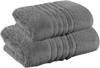 SET 2 Prosoape Line Border 50x90cm si 70x140cm GRI 