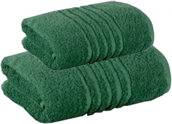SET 2 Prosoape Line Border 50x90cm si 70x140cm VERDE 