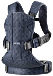 BabyBjorn - Marsupiu anatomic One Air - Navy Blue 3D Mesh 