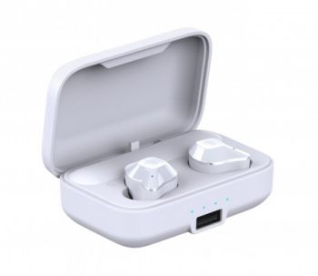 Casti Smart Techstar® TWS S15 Wireless Bluetooth V5.0 HD Audio Touch IPX6 iOS Android 1500mAh Alb 