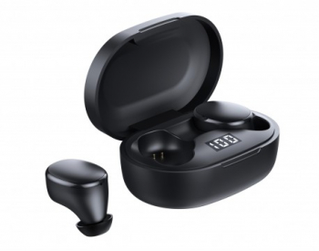 Casti Smart Techstar® TWS S16S Wireless Bluetooth V5.0 HD Audio Touch iOS Android Type-C Negru 