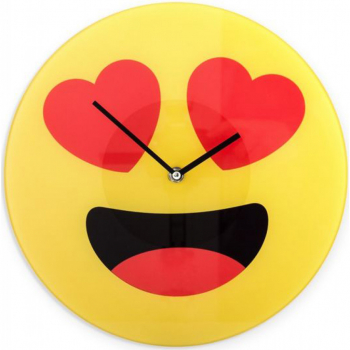 Ceas de perete emoticon hearts 