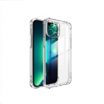 Husa Compatibila cu Apple iPhone 13 Pro Max ApcGsm Silicon Antisoc Transparent