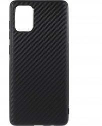 Husa Compatibila cu Samsung Galaxy S20 FE ApcGsm Silicon Fibra Carbon Negru 