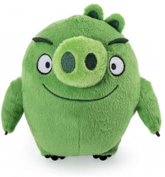 Jucarie plus Angry Birds Pig 25 cm verde 