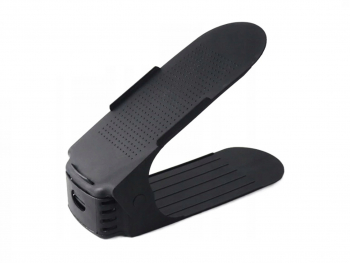 Organizator pentru o pereche de pantofi reglare pe 3 niveluri plastic negru 