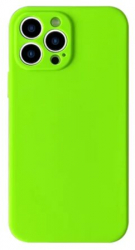 Husa pentru Apple iPhone 14 Pro ApcGsm Microfibra Liquid Silicone Verde Lime 