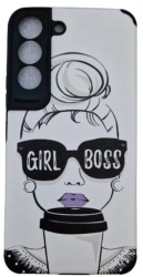 Husa Compatibila cu Samsung Galaxy S21 Plus ApcGsm Print Boss Girl 