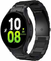 Curea Titan MTP Titanium Band Compatibila Galaxy Watch 4 Classic 46mm Model Super Usor Black 