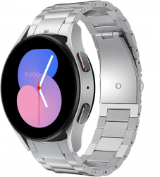 Curea Titan MTP Titanium Band Compatibila Galaxy Watch 4 Classic 46mm Model Super Usor Silver 