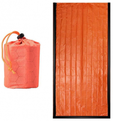 Sac de dormit IdeallStore® Sleep Tight polietilena 210x90 portocaliu 