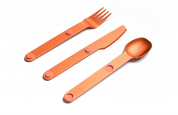 Set 3 tacamuri camping Full Windsor Magware orange 
