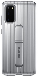 Husa Originala Cover Hard Samsung Standing dublu pentru Samsung Galaxy S20 Argintiu