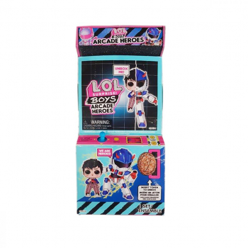 Papusa LOL Surprise Boys Arcade Heroes Cosplay Club Fan boy Atomic 