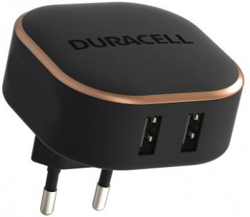 Incarcator retea Duracell DRACUSB16-EU 24W 2 x USB-A 4.8A Negru 