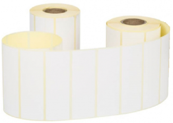 Etichete Semilucioase 100x20 mm 800 Etc/Rola Autocolant Semilucios cu Adeziv Permanent - SL10020 