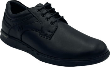 Pantofi casual pentru barbati 2065 Piele naturala Negru 39 EU