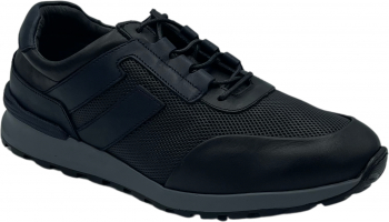 Pantofi casual pentru barbati 28112 Piele naturala Negru 39 EU 