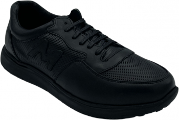 Pantofi casual pentru barbati 28113 Piele naturala Negru 39 EU 