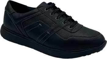 Pantofi casual pentru barbati 28114 Piele naturala Negru 39 EU 