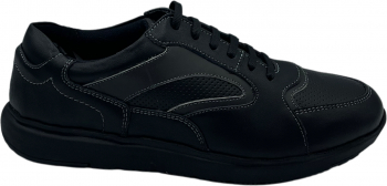 Pantofi casual pentru barbati 28115 Piele naturala Negru 39 EU 