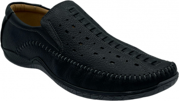Pantofi casual pentru barbati 310 Piele naturala Negru 39 EU 