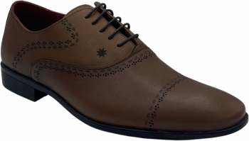 Pantofi eleganti pentru barbati 61103 Piele naturala Maro 39 EU 