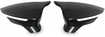 Capace oglinda compatibile cu SEAT LEON III 2012- Negru lucios 