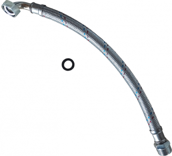 Racord flexibil cu cot pentru hidrofor 60 cm 1 tol 10 bari Totokita 