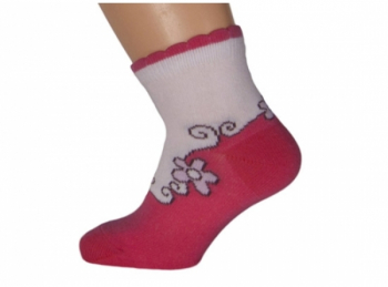 Sosete pentru fete Milusie B2220-F-9-10-cm Fucsia 
