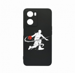Husa Bestcase Compatibila Cu OPPO A77 5G Basketball rez la uzura Prot Cam Negru c-B 791 