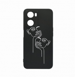 Husa Bestcase Compatibila Cu OPPO A77 5G Boring rez la uzura Prot Cam Negru c-B 737 