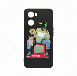 Husa Bestcase Compatibila Cu OPPO A77 5G Do It Now rez la uzura Prot Cam Negru c-B 917 