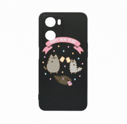 Husa Bestcase Compatibila Cu OPPO A77 5G Happy New Year rez la uzura Prot Cam Negru c-B 356 