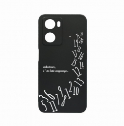 Husa Bestcase Compatibila Cu OPPO A77 5G Im Late Always rez la uzura Prot Cam Negru c-B 141 