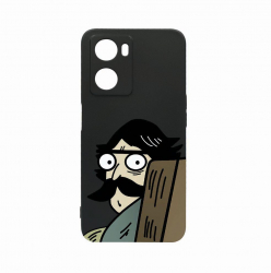 Husa Bestcase Compatibila Cu OPPO A77 5G Meme rez la uzura Prot Cam Negru c-B 653 