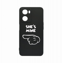 Husa Bestcase Compatibila Cu OPPO A77 5G Shes Mine rez la uzura Prot Cam Negru c-B 106 
