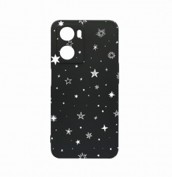 Husa Bestcase Compatibila Cu OPPO A77 5G Stars rez la uzura Prot Cam Negru c-B 143 
