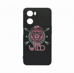 Husa Bestcase Compatibila Cu OPPO A77 5G Stay Wild rez la uzura Prot Cam Negru c-B 832 