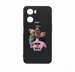 Husa Bestcase Compatibila Cu OPPO A77 5G Super Mama rez la uzura Prot Cam Negru c-B 556 