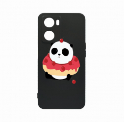 Husa Bestcase Compatibila Cu OPPO A77 5G Sweet Panda rez la uzura Prot Cam Negru c-B 585 
