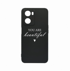 Husa Bestcase Compatibila Cu OPPO A77 5G You Are Beautiful rez la uzura Prot Cam Negru c-B 477 