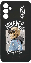 Husa Bestcase Compatibila Cu Samsung Galaxy A14 5G Forever Cool Skeleton rez la uzura Prot Cam Negru c-B 935 