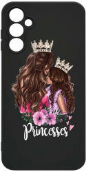 Husa Bestcase Compatibila Cu Samsung Galaxy A14 5G Princesses Gril Mom rez la uzura Prot Cam Negru c-B 552 
