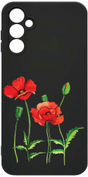 Husa Bestcase Compatibila Cu Samsung Galaxy A14 5G Red Poppy rez la uzura Prot Cam Negru c-B 643 