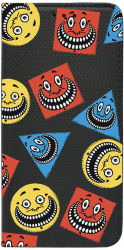 Husa Magnet Book Compatibila Cu Realme 10 Pro 5G Abstract Smiley Inchidere Magnetica FLb 1014 